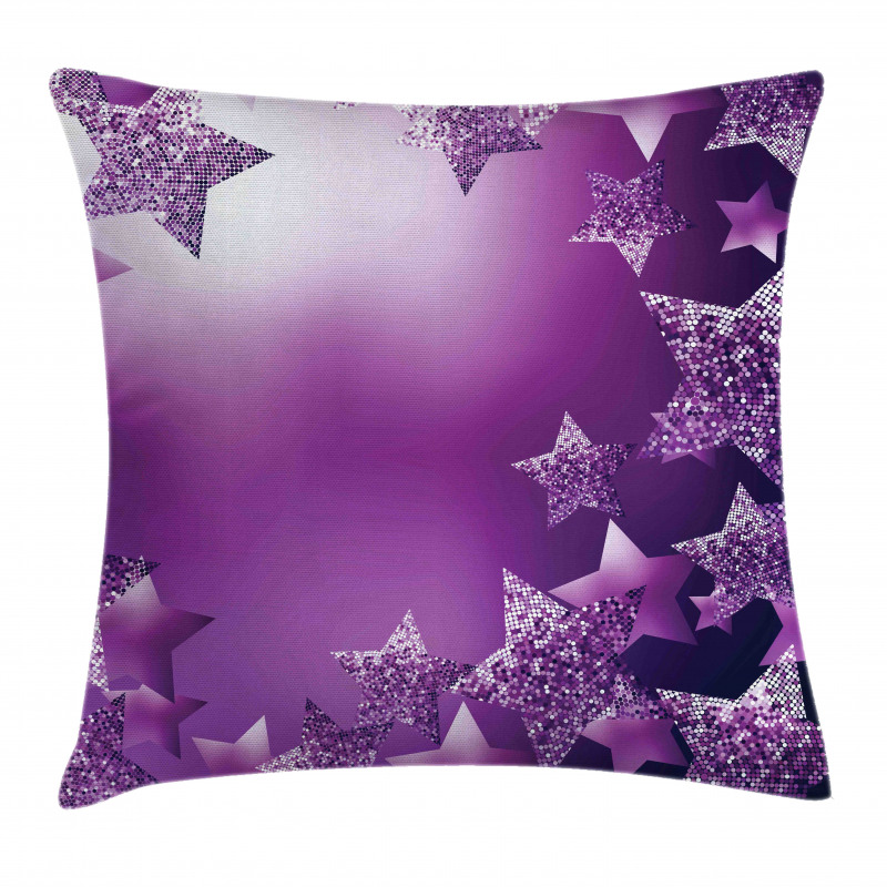 Xmas Stars Backdrop Pillow Cover