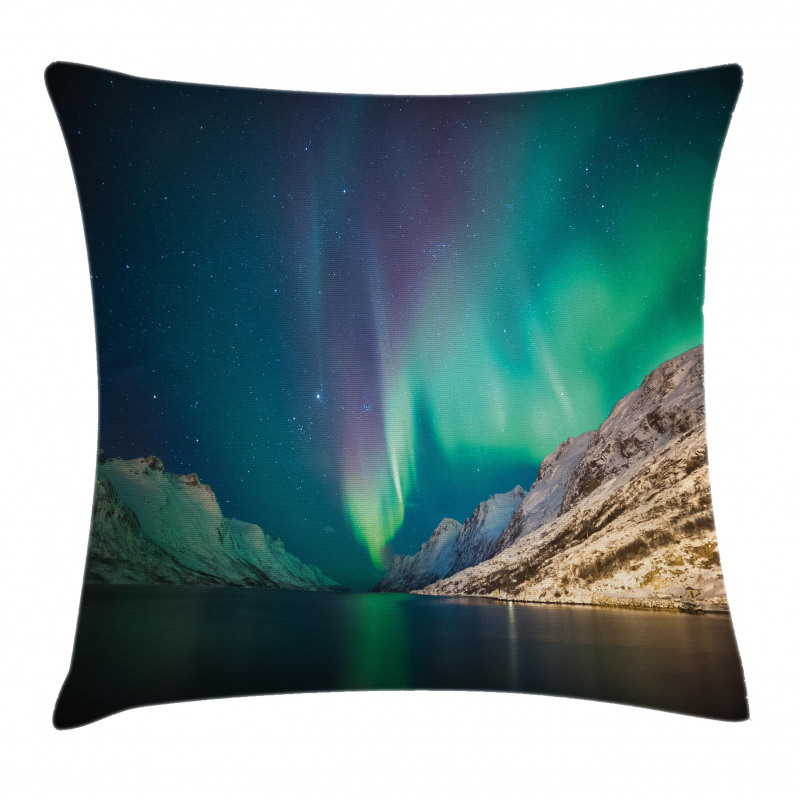 Mystical Aurora Borealis Pillow Cover