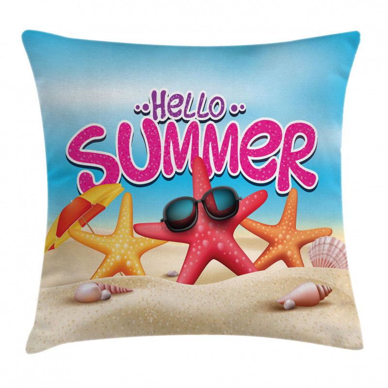 Inspirational Beach Pillow Cover