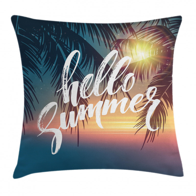 Tropic Paradise Beach Pillow Cover