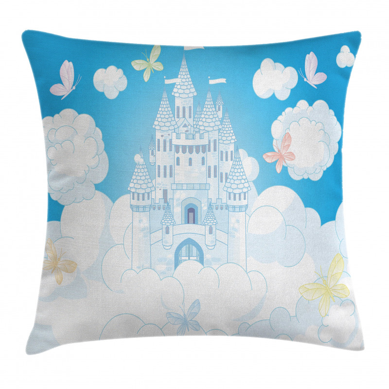 Castle Butterfly Pillow Cover