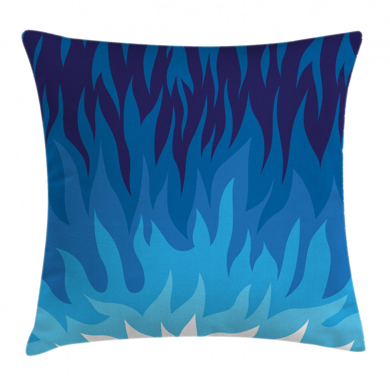 Abstract Gas Flame Fire Pillow Cover