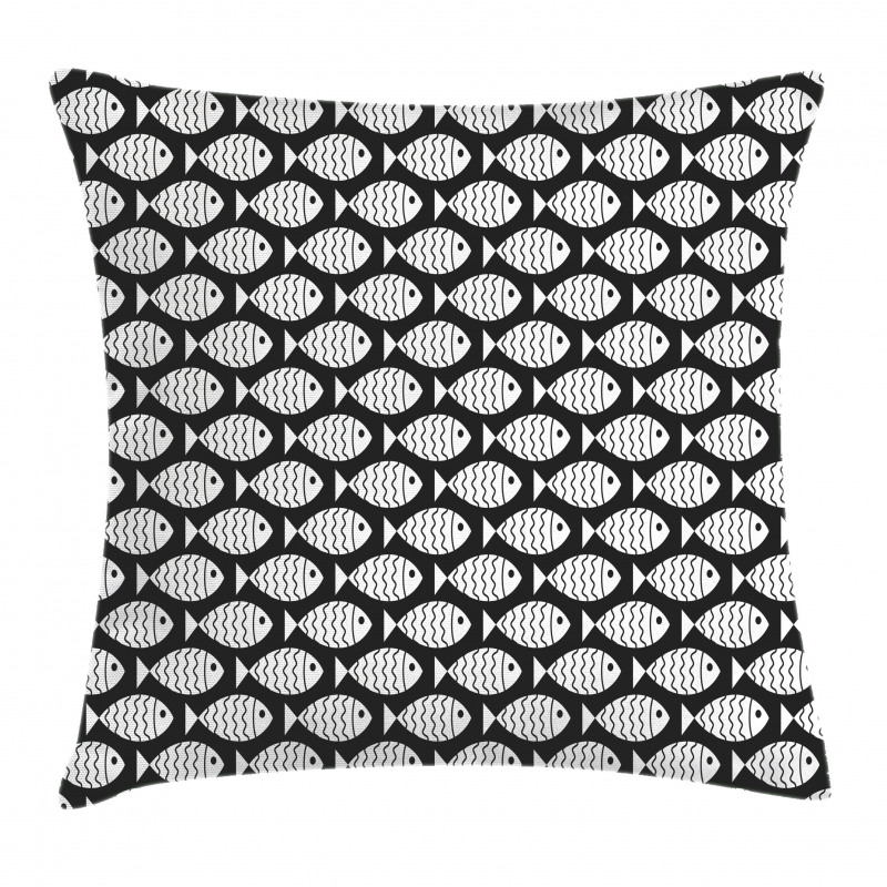 Marine Creatures Sea Pillow Cover