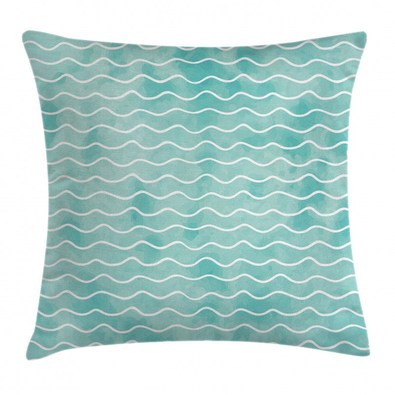 Ocean Sea Wave Pattern Pillow Cover