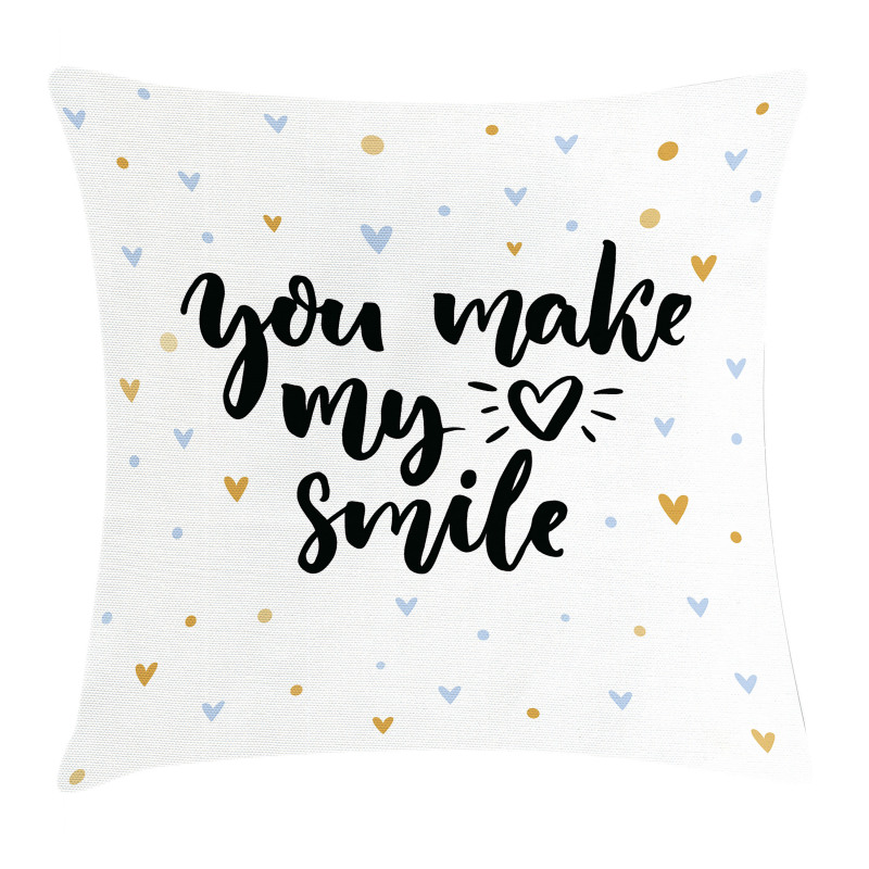 You Make My Heart Smile Pillow Cover