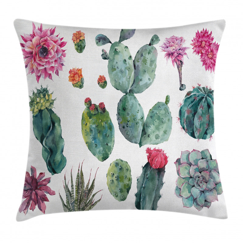 Botanic Herbal Cartoon Pillow Cover