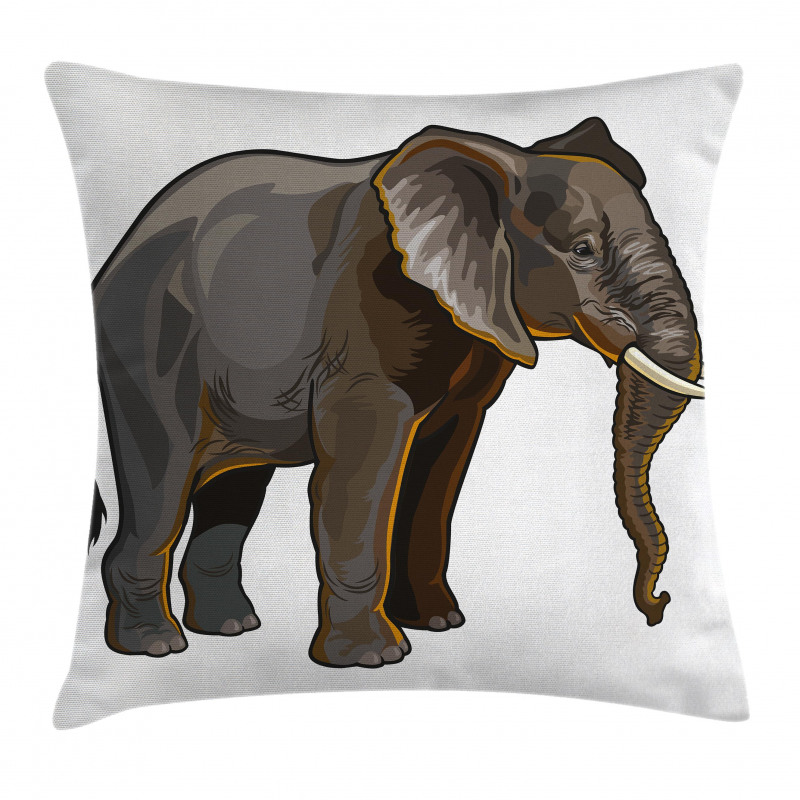 Exotic Safari Fauna Pillow Cover