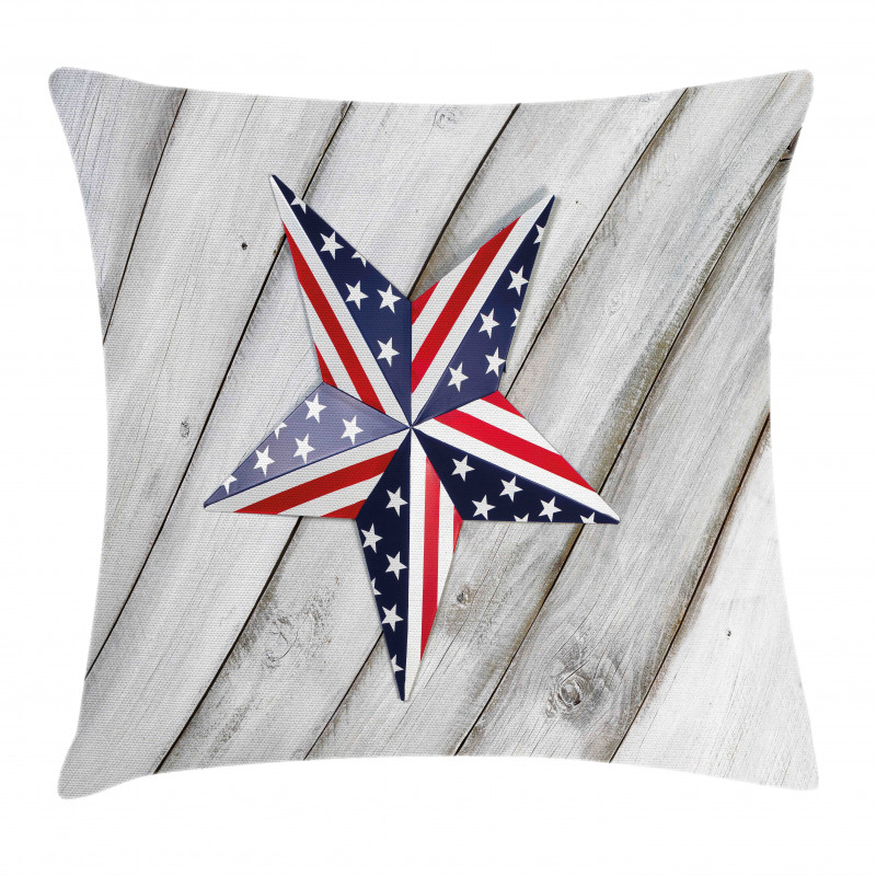 Star US Flag Pillow Cover