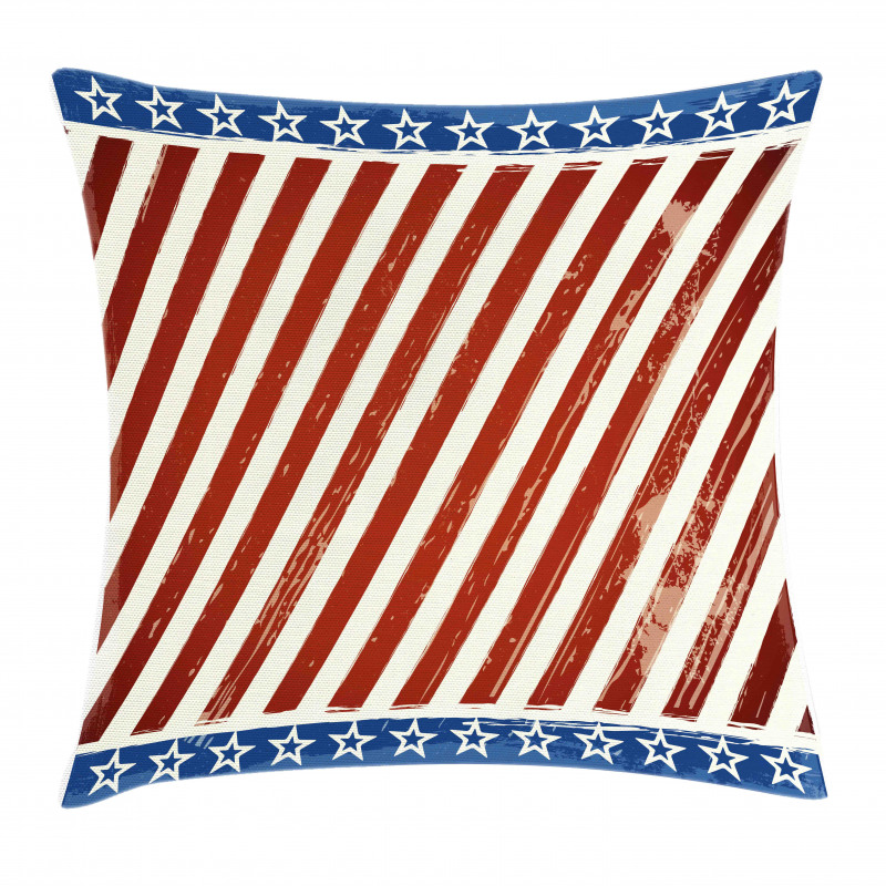 Old Glory Stripes Pillow Cover