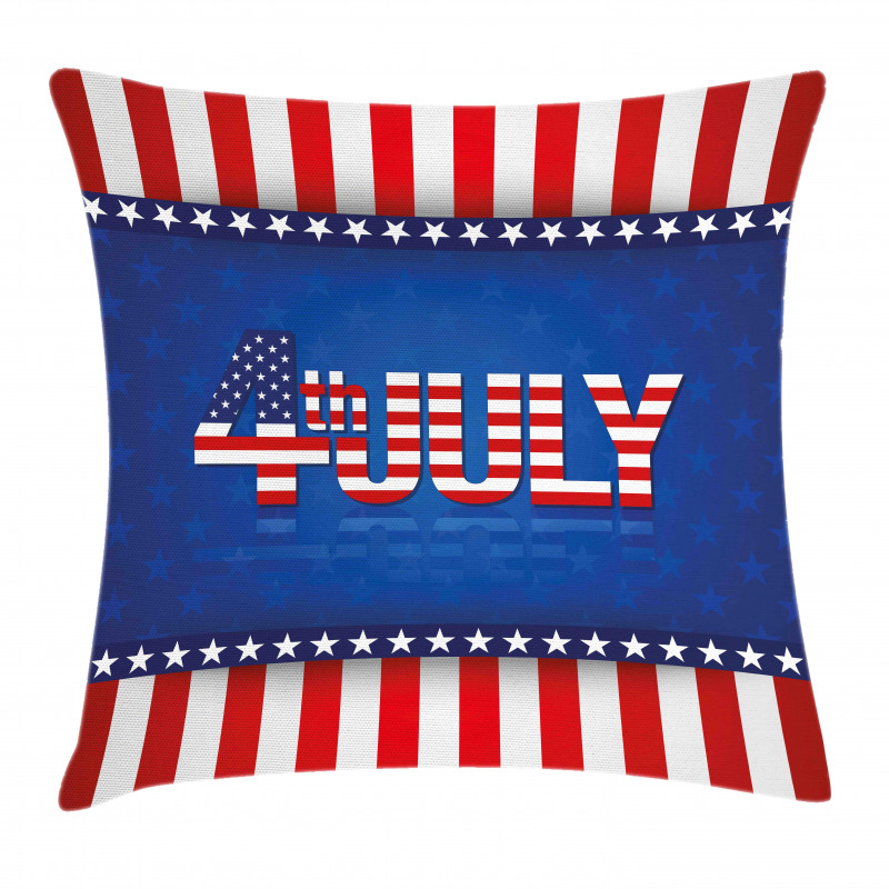 America Flag Pattern Pillow Cover