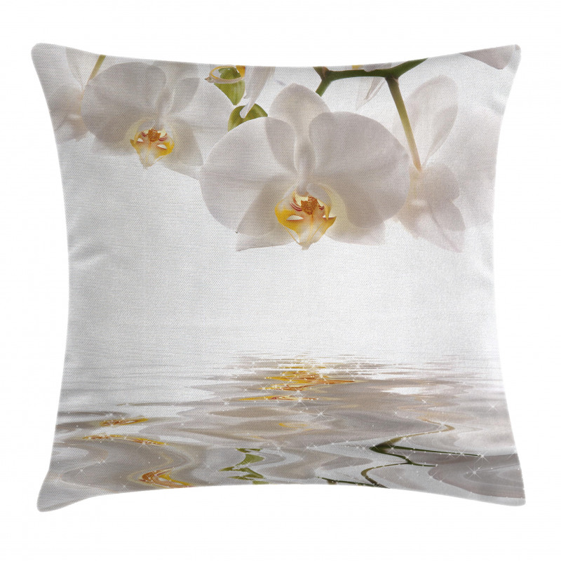 Magical Delicate Orchids Pillow Cover