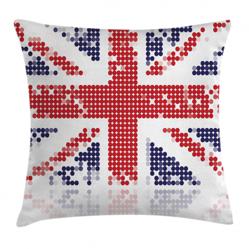 Grunge Kingdom Flag Pillow Cover