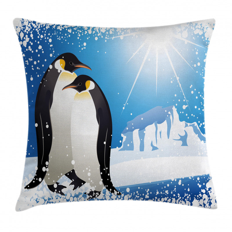 Snowy Frozen Kid Season Pillow Cover