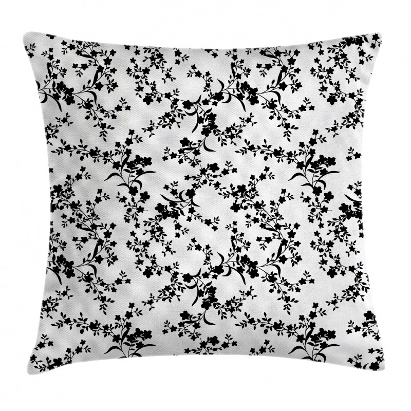 Baroque Blooms Vintage Pillow Cover