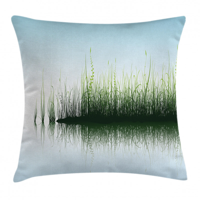 Spring Time Sunset Lake Pillow Cover