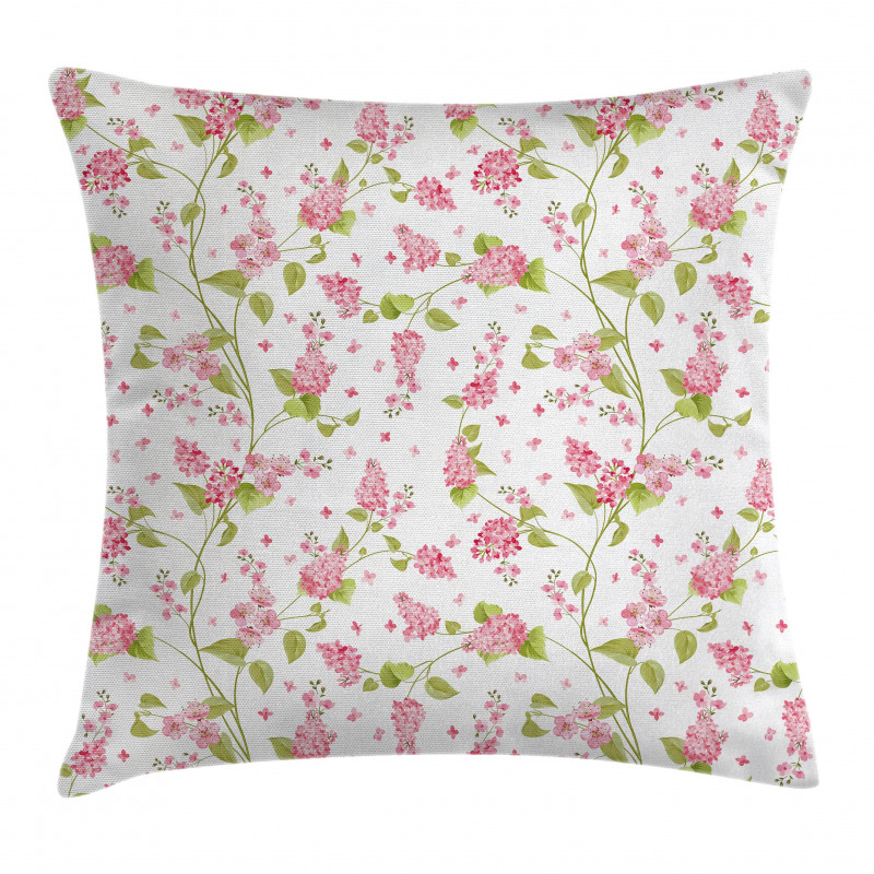 Nature Blossom Buds Pillow Cover