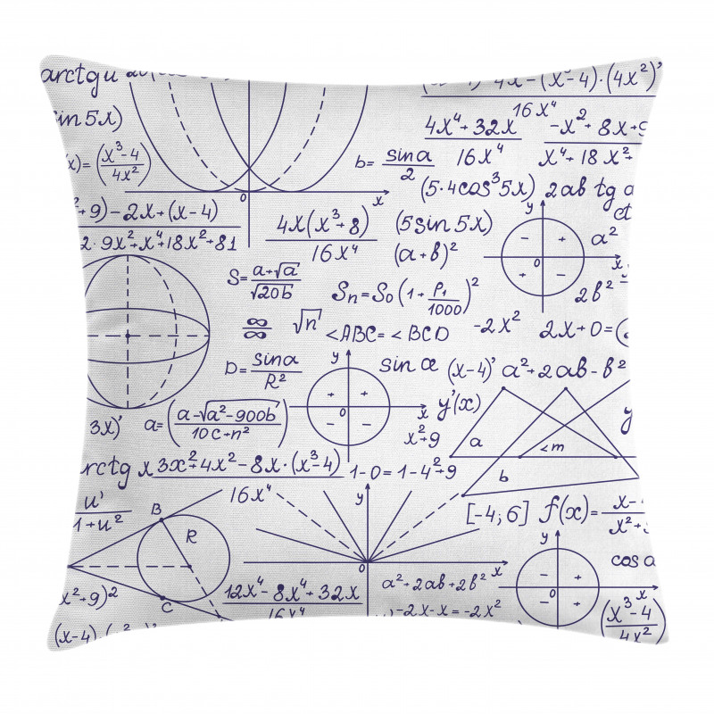 Student Geometry Pillow Cover