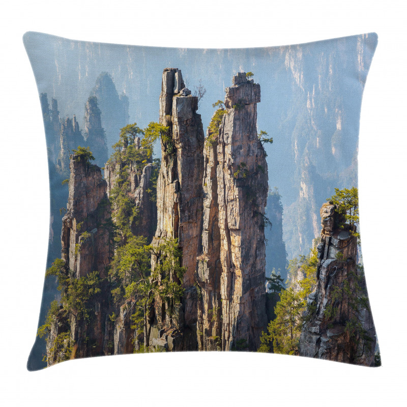 Wonders of World Pillow Cover