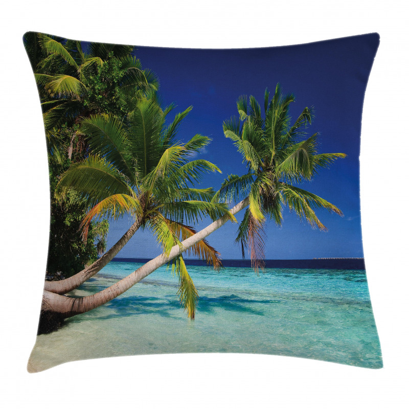 Exotic Maldives Beach Pillow Cover