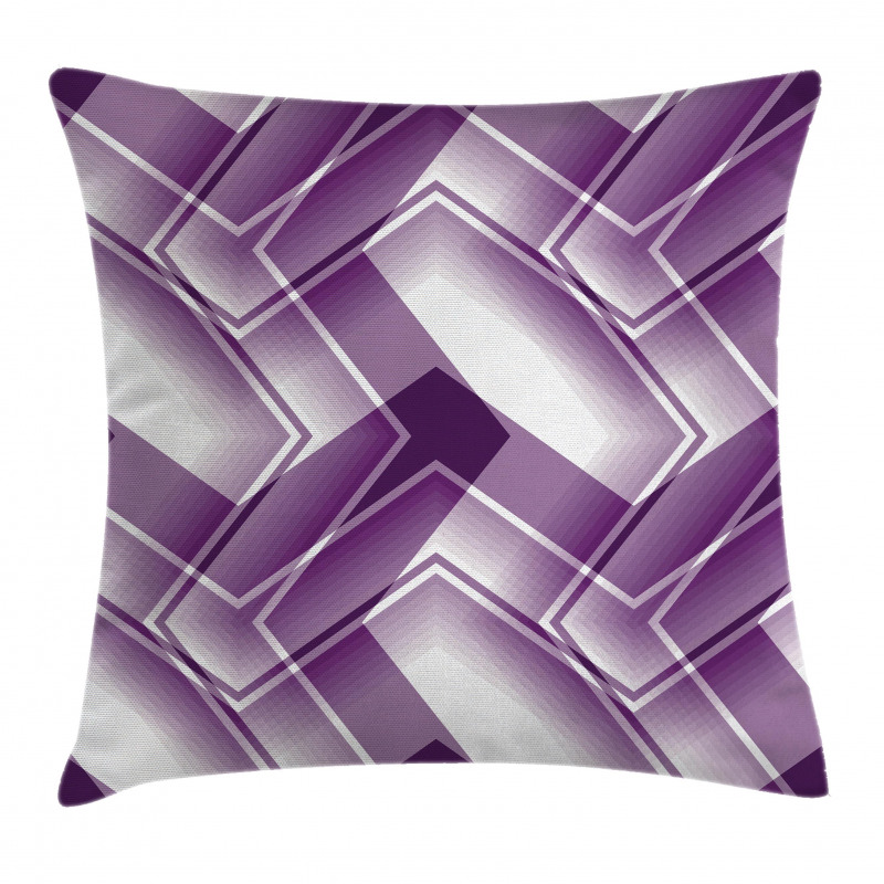 Trippy Digital Shapes Pillow Cover