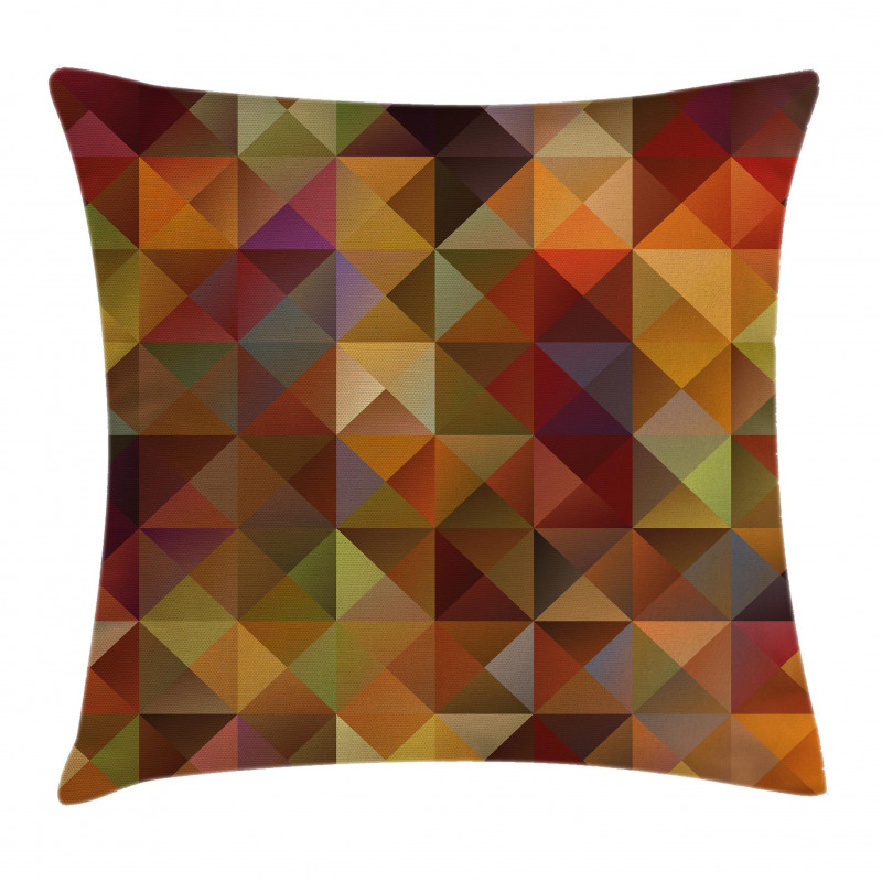 Grid Mosaic Geometric Pillow Cover