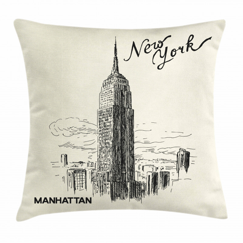 Urban Skyscrapers Pillow Cover