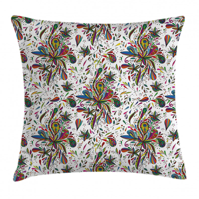 Flora Pattern Pillow Cover