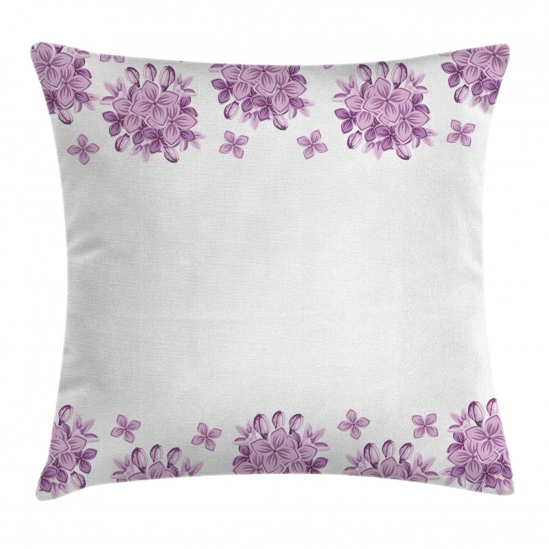 Romantic Lilac Garden Pillow Cover