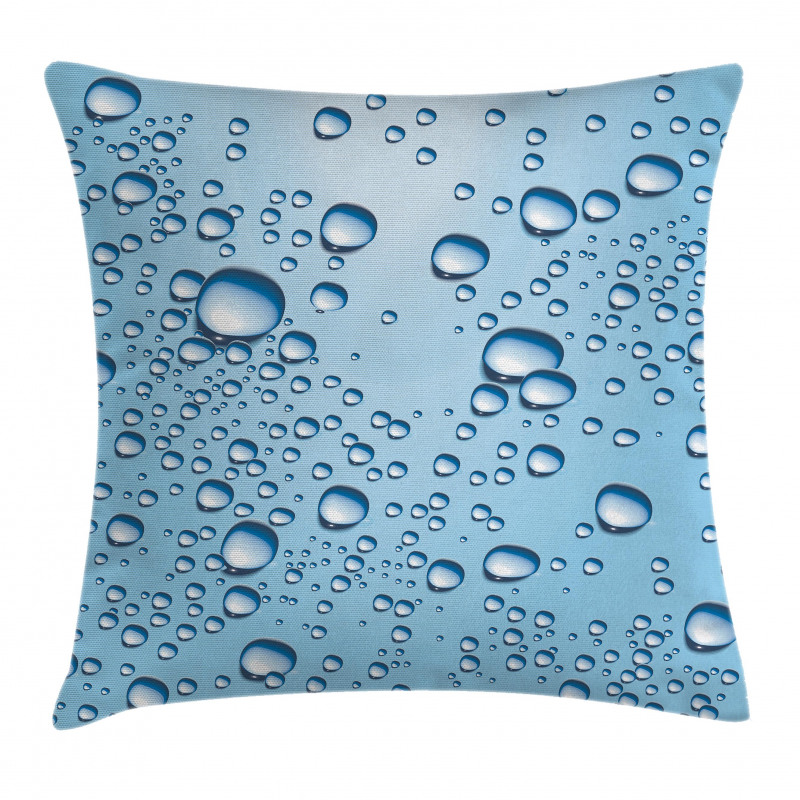 Glass with Water Marks Pillow Cover