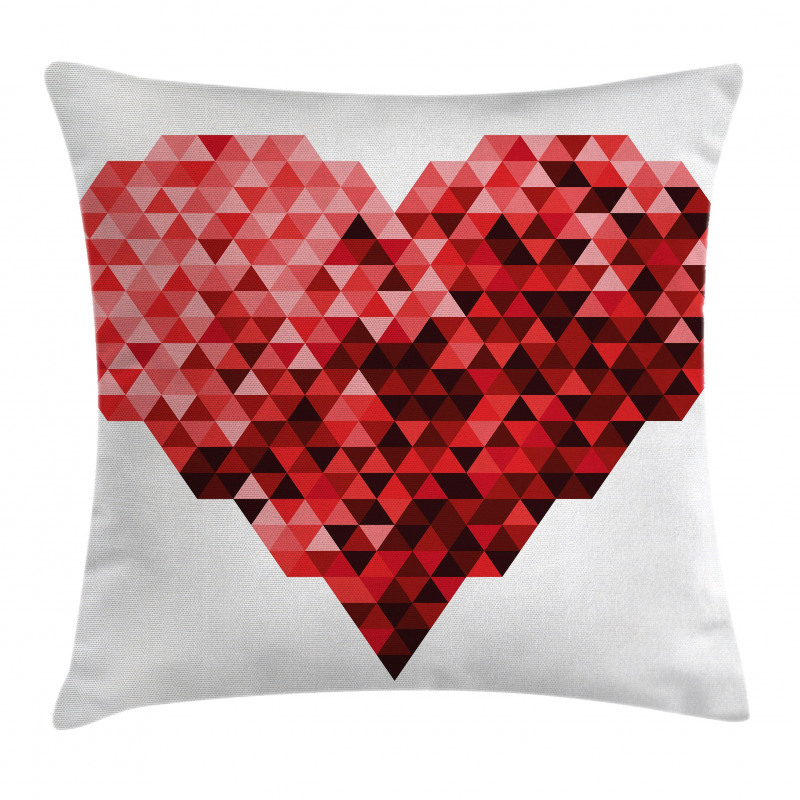 Future Modern Heart Pillow Cover