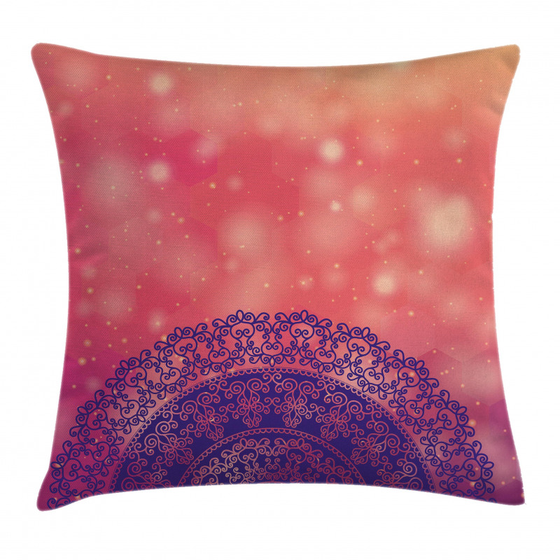 Folk Motif Pillow Cover