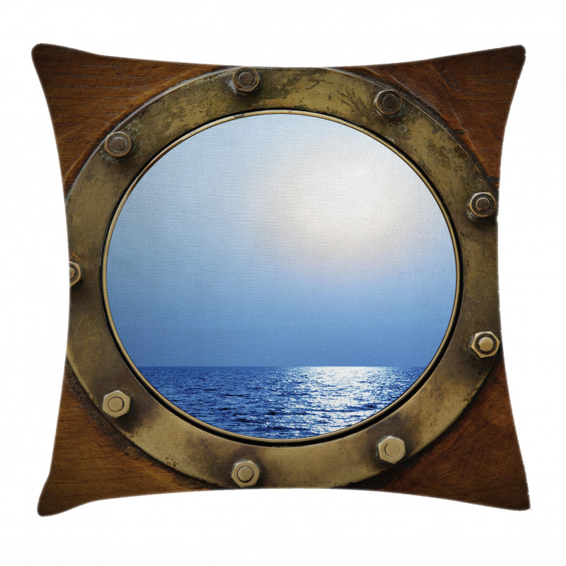 Port Ship Window Theme Pillow Cover
