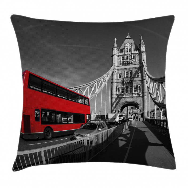 Landscape of London City Pillow Cover