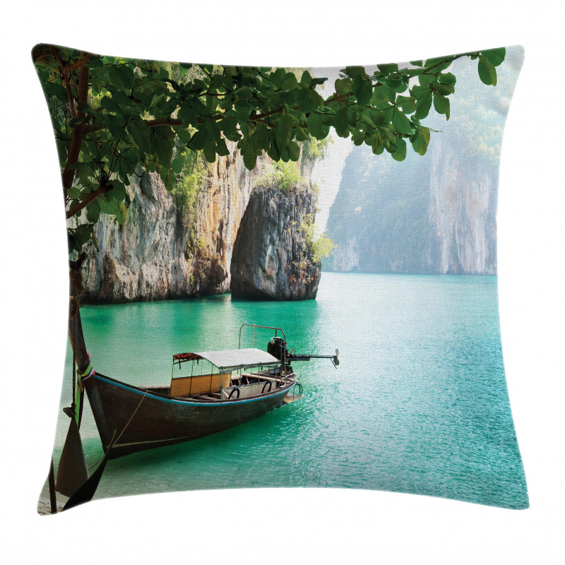 World Seascape Shore Pillow Cover