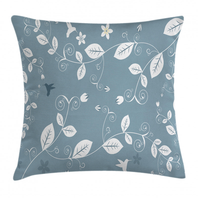 Buds Blossoms Leaves Ivy Pillow Cover