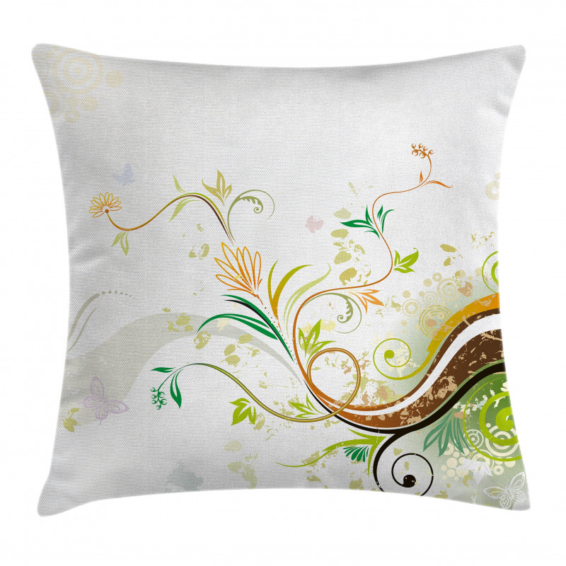 Flowers Ivy Leaves Ivy Pillow Cover