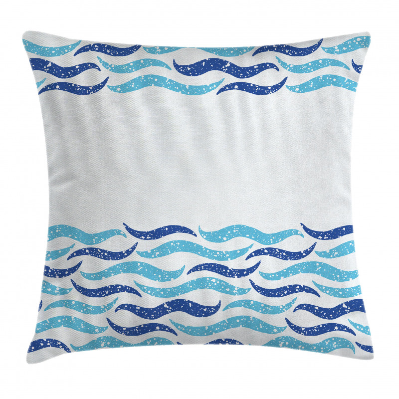 Ocean Life Sea Waves Pillow Cover