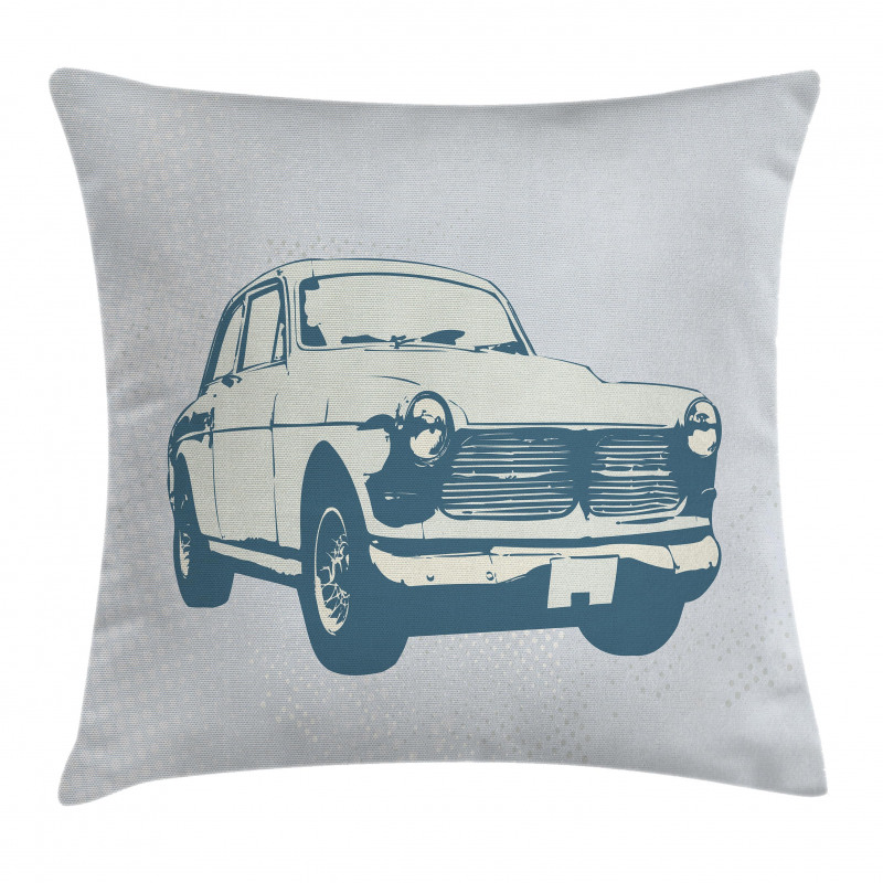 Vintage Old Custom Car Pillow Cover