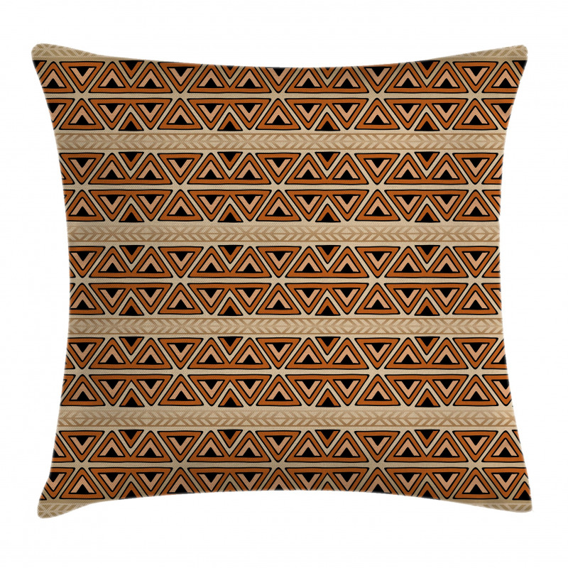 Geometric Pattern Triangles Pillow Cover