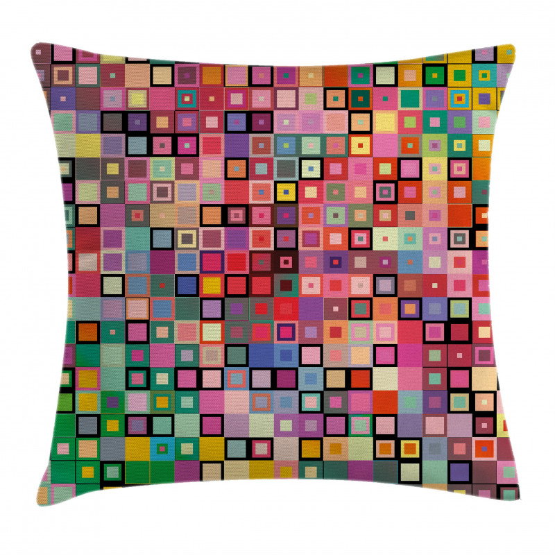 Modern Colored Design Pillow Cover