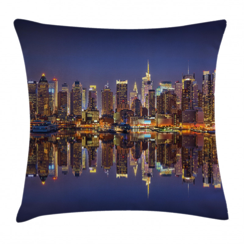 New York City Usa Pillow Cover