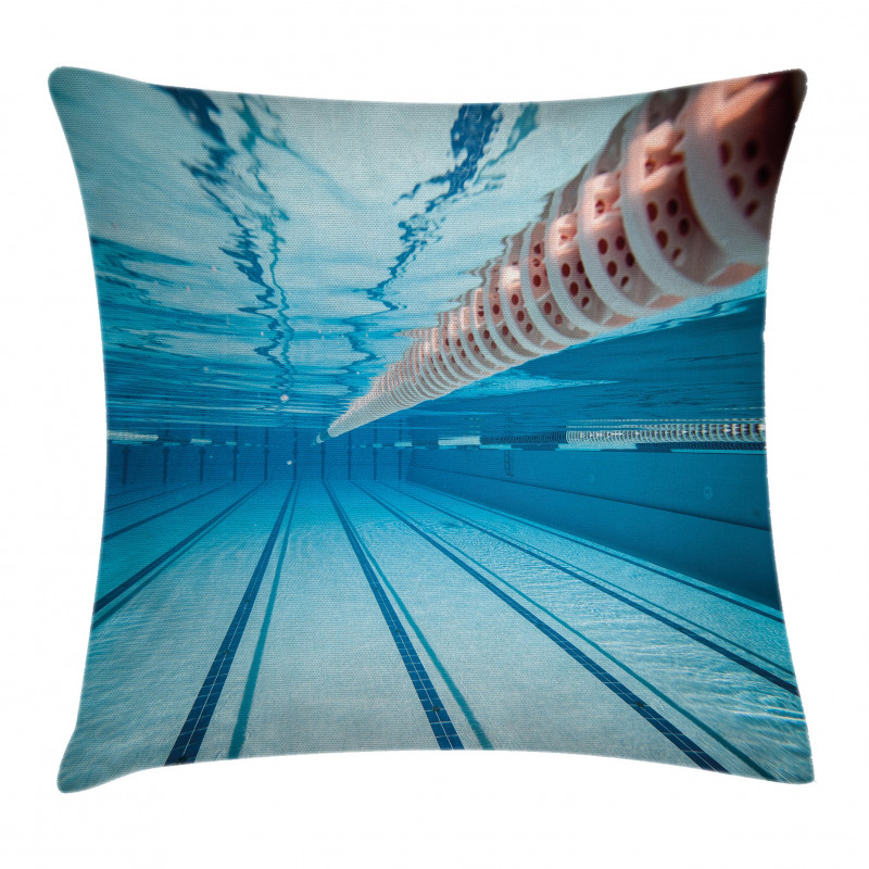 Swimming Pool Sports View Pillow Cover