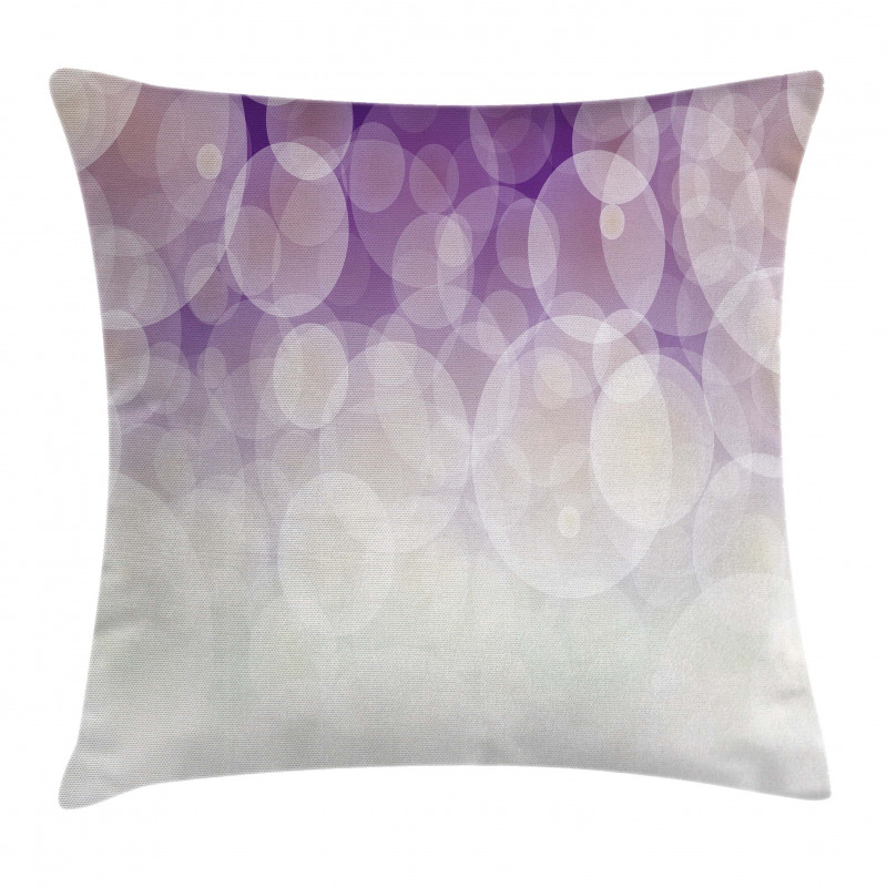 Hazy Circles Digital Pillow Cover