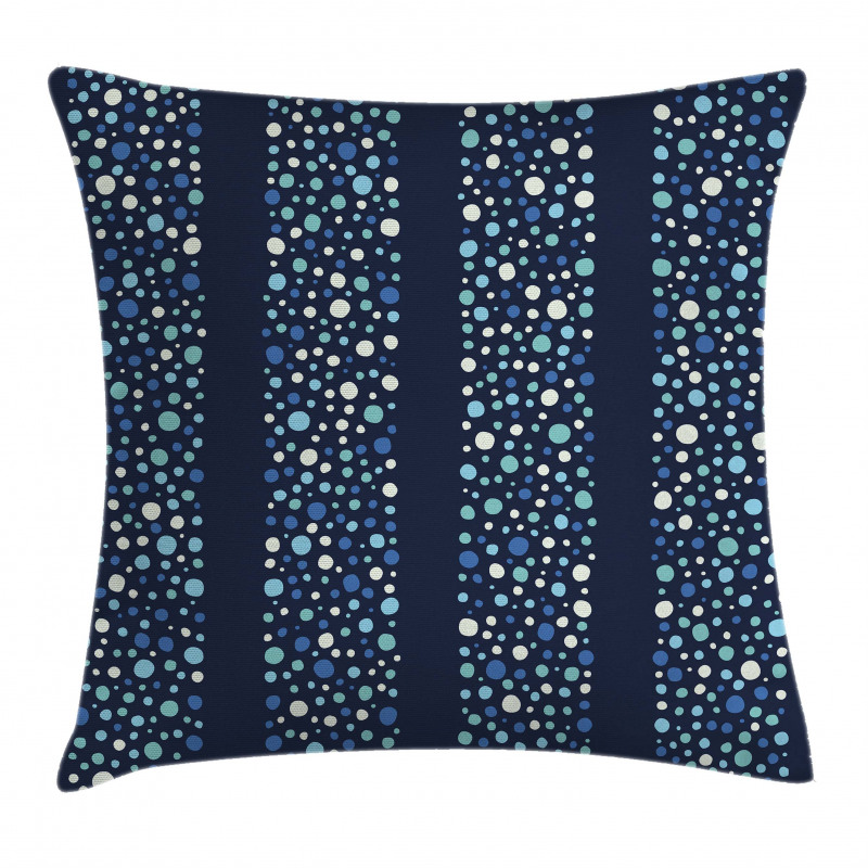 Dots Circles Striped Pillow Cover