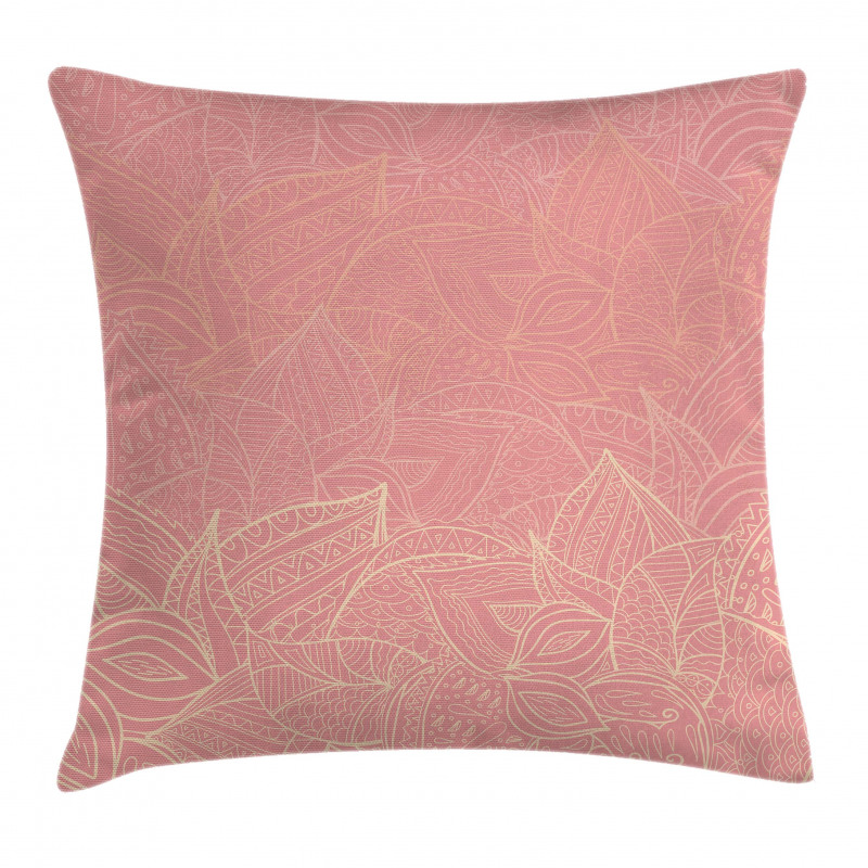 Wild Nature Leaf Pillow Cover