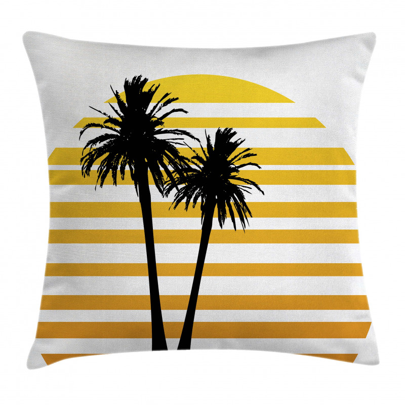 Summer Holiday Graphic Pillow Cover