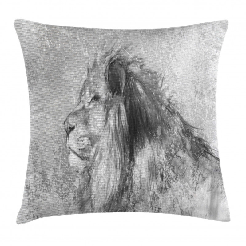 Sketch Safari Lion Pillow Cover