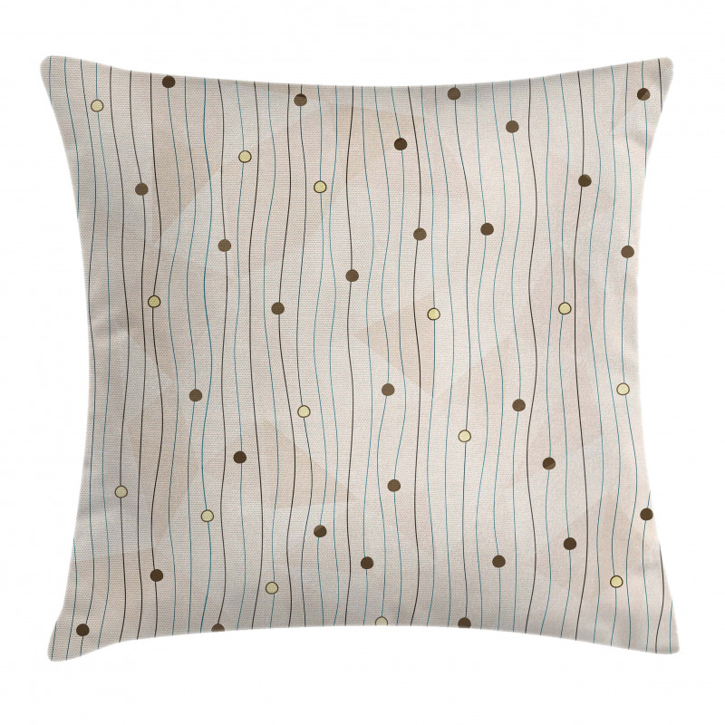 Swirls Pattern Circles Pillow Cover