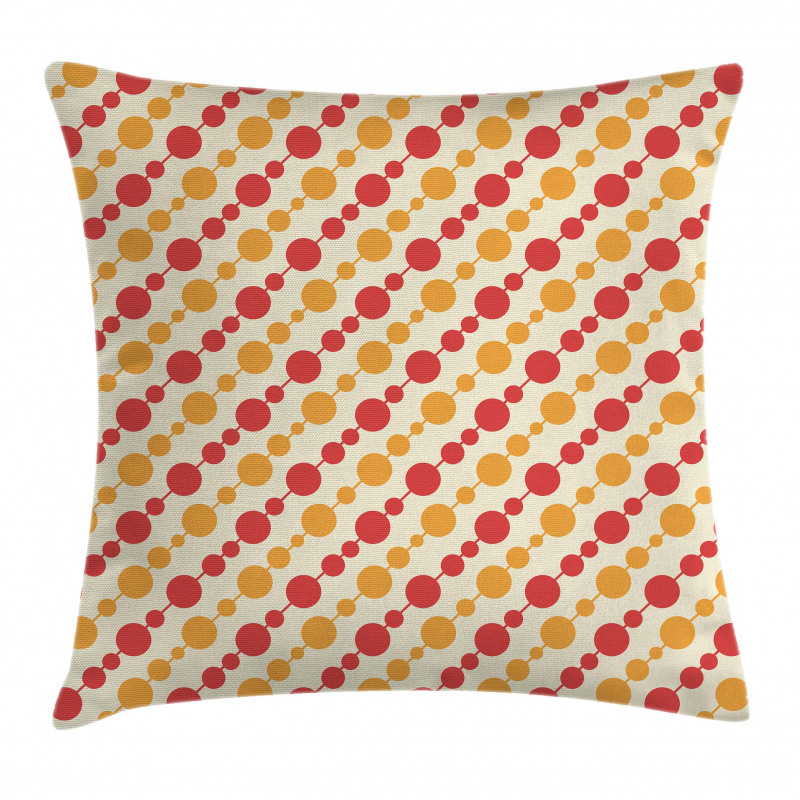 Big Small Dots Chain Pillow Cover