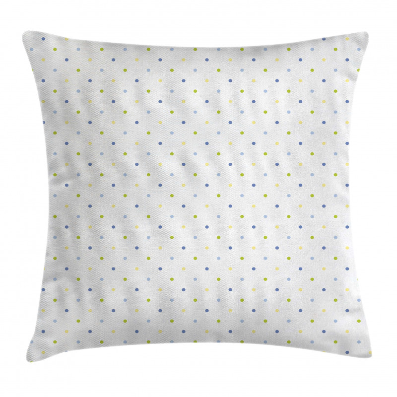 Small Pastel Polka Dots Pillow Cover